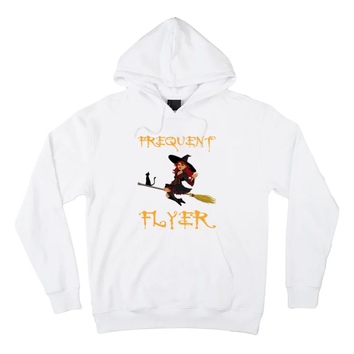 Frequent Flyer Halloween Witch Luxury Nomad World Travel Hoodie