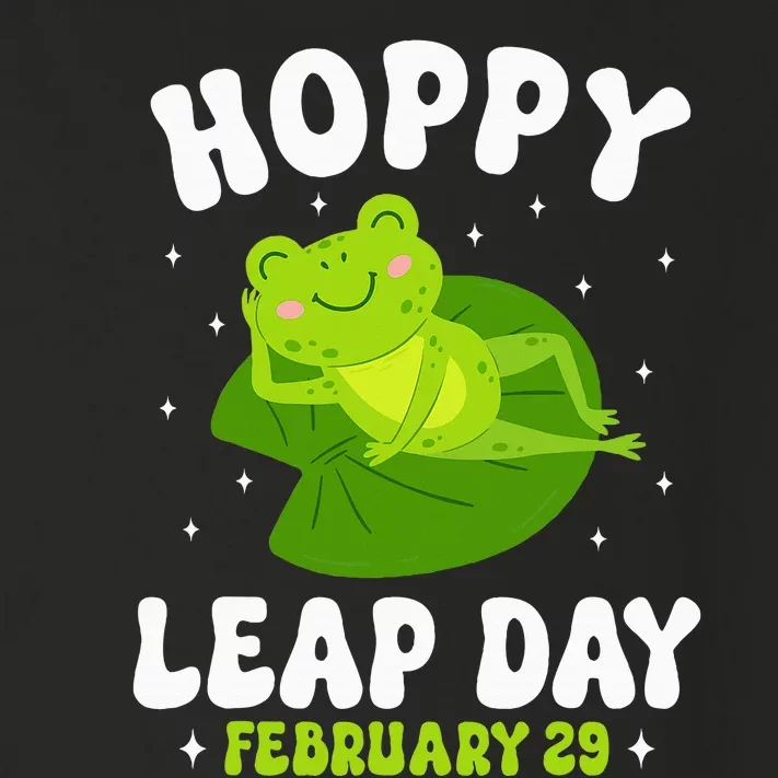 Funny Frog Hoppy Leap Day February 29 Birthday Leap Year Toddler Long Sleeve Shirt