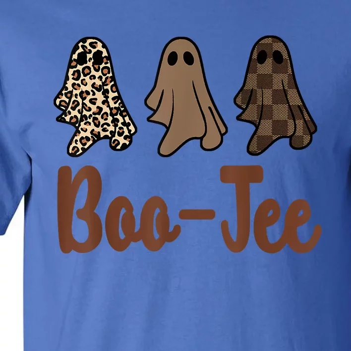 Funny Fall Halloween Ghost Boujee BooJee Spooky Season Cute Tall T-Shirt