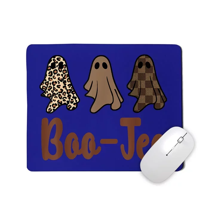 Funny Fall Halloween Ghost Boujee BooJee Spooky Season Cute Mousepad