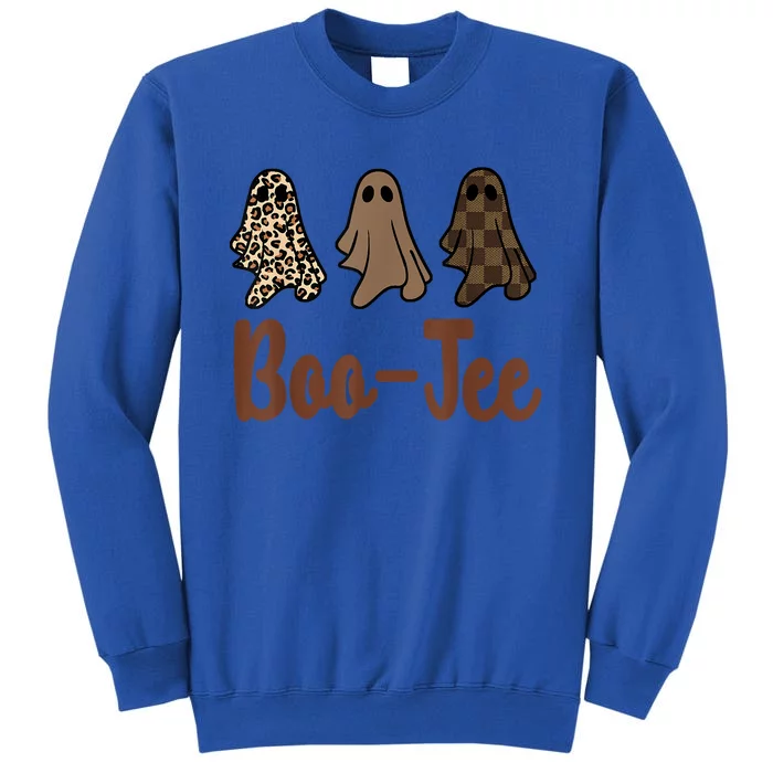 Funny Fall Halloween Ghost Boujee BooJee Spooky Season Cute Tall Sweatshirt