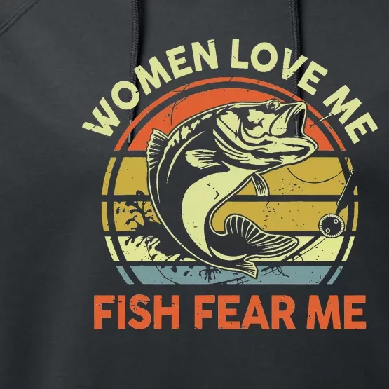 funny Fish Hunting Fishing Fishrod Fisherman Performance Fleece Hoodie