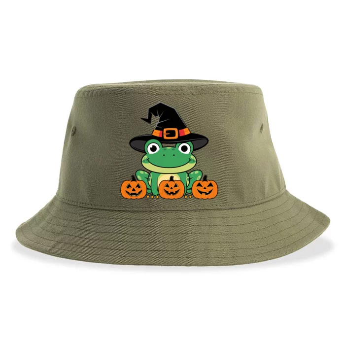 Funny Frog Halloween Costume Cute Sustainable Bucket Hat