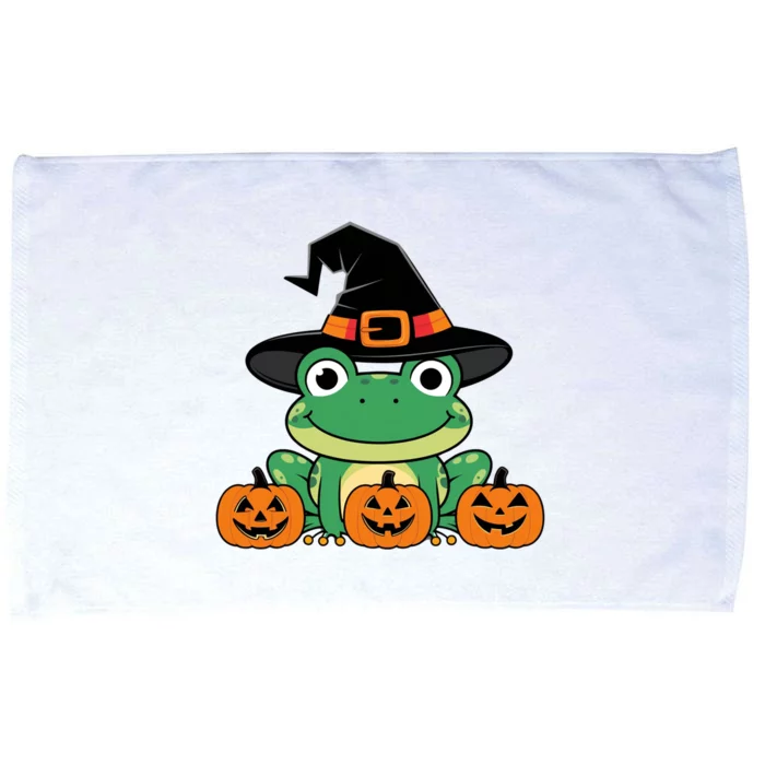 Funny Frog Halloween Costume Cute Microfiber Hand Towel