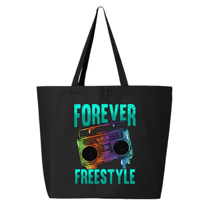 Forever Freestyle Hip Hop Old School Boombox 25L Jumbo Tote