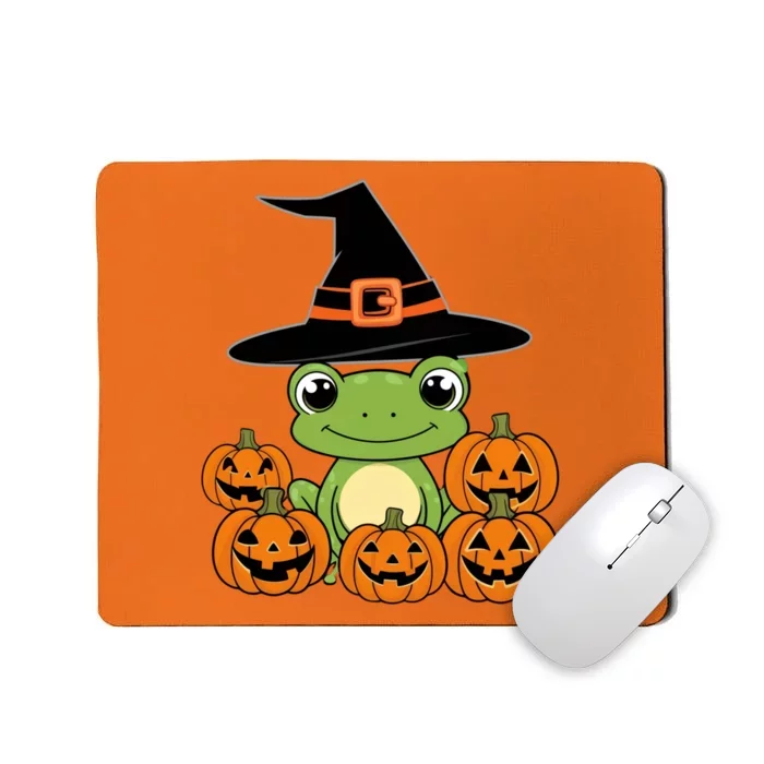 Funny Frog Halloween Costume Cute Design Mousepad