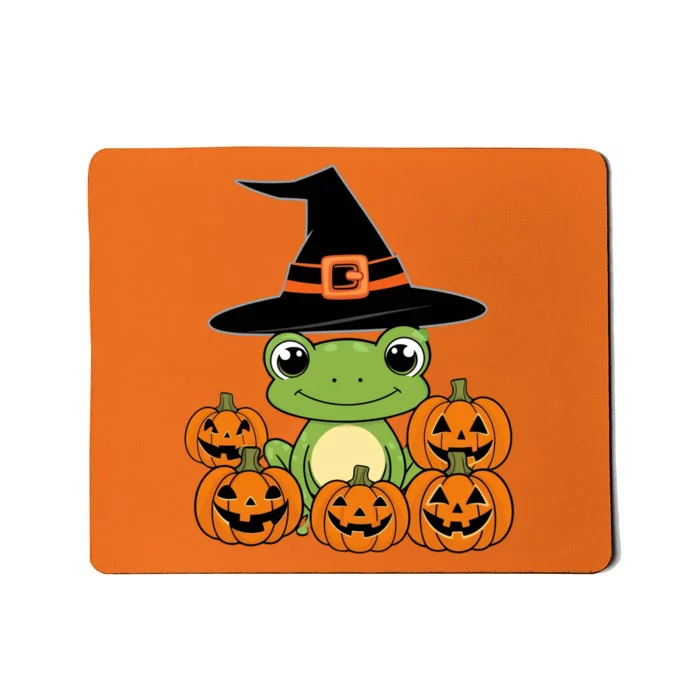 Funny Frog Halloween Costume Cute Design Mousepad