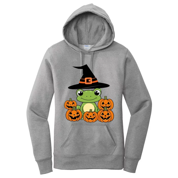 Funny Frog Halloween Costume Cute Design Women's Pullover Hoodie