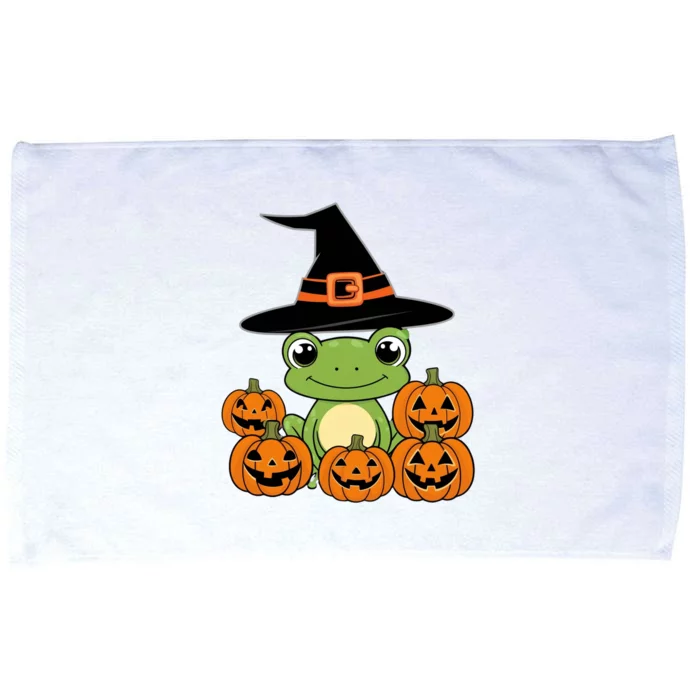 Funny Frog Halloween Costume Cute Design Microfiber Hand Towel