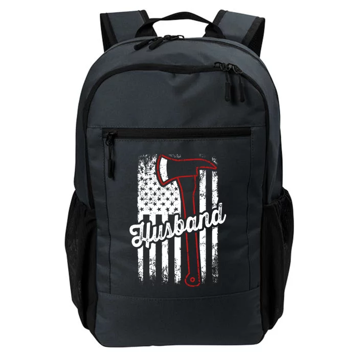 Funny Firefighter Husband Fire's Couple Gift Daily Commute Backpack