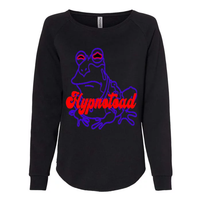 Funny Frog Hypnotoad Football Coach Womens California Wash Sweatshirt