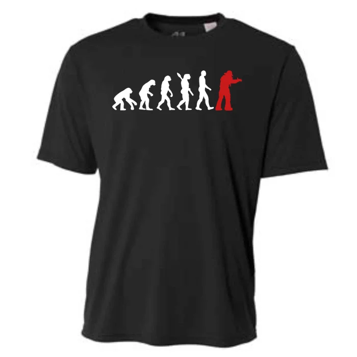 Fire Fighter Hero Rescue Cool Firefighter Evolution Great Gift Cooling Performance Crew T-Shirt