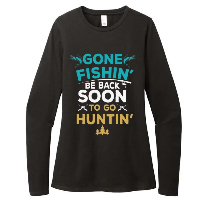 Funny Fishing Hunter Hunting Fisherman Gift Womens CVC Long Sleeve Shirt