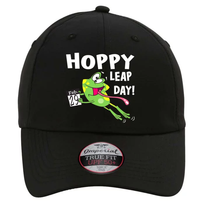 Funny Frog Hoppy Leap Day February 29 Leap Year Birthday The Original Performance Cap