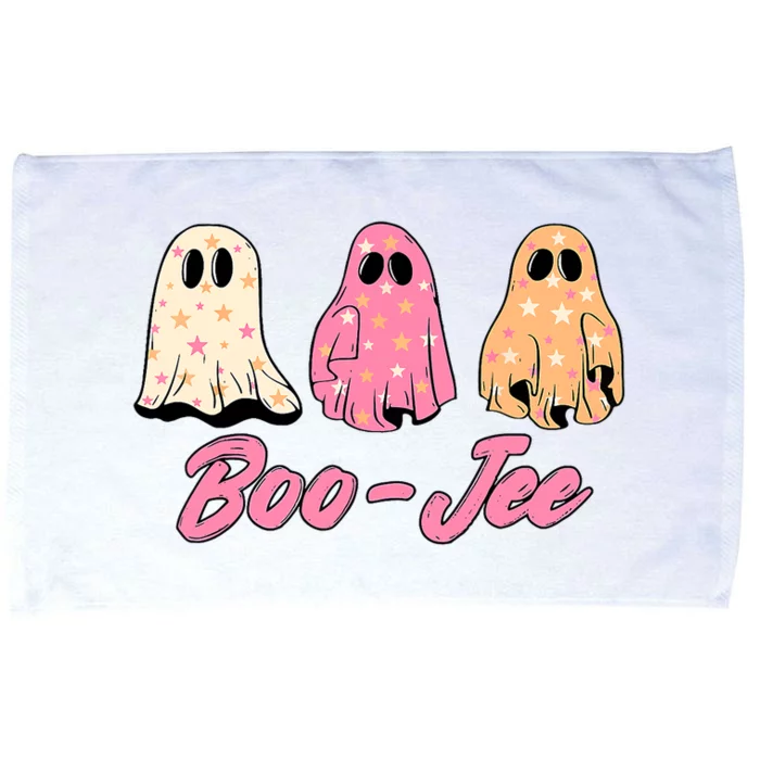 Funny Fall Halloween Ghost Boujee Boo Jee Spooky Season Cute Microfiber Hand Towel