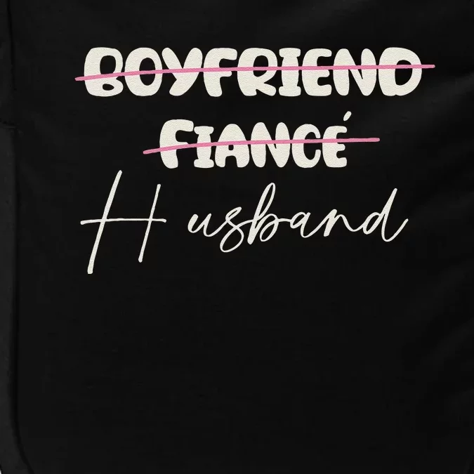 Friend Fiance Husband Wedding Groom Mr Engaged Impact Tech Backpack