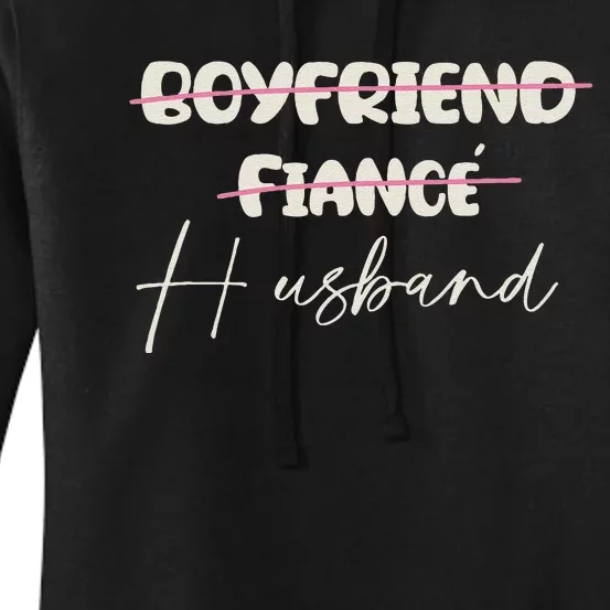 Friend Fiance Husband Wedding Groom Mr Engaged Women's Pullover Hoodie