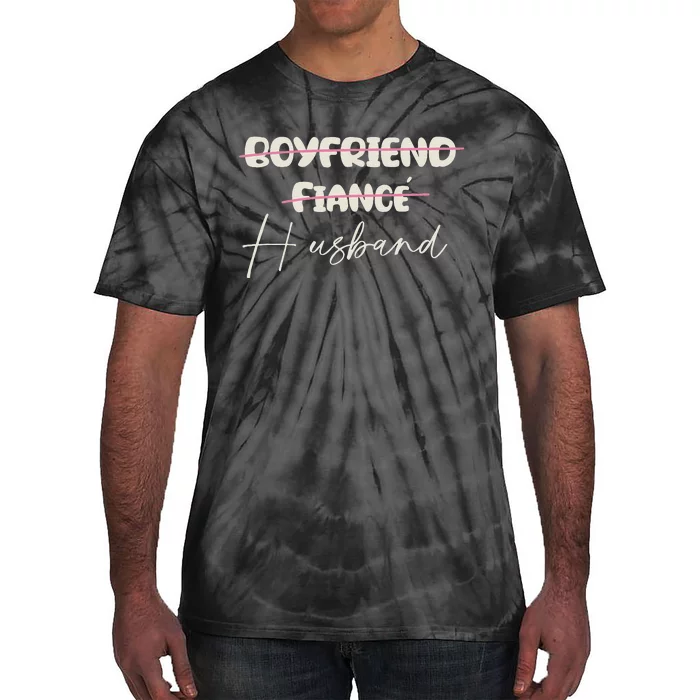 Friend Fiance Husband Wedding Groom Mr Engaged Tie-Dye T-Shirt