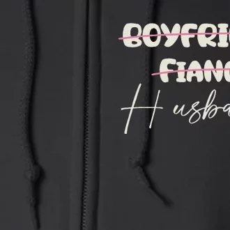 Friend Fiance Husband Wedding Groom Mr Engaged Full Zip Hoodie