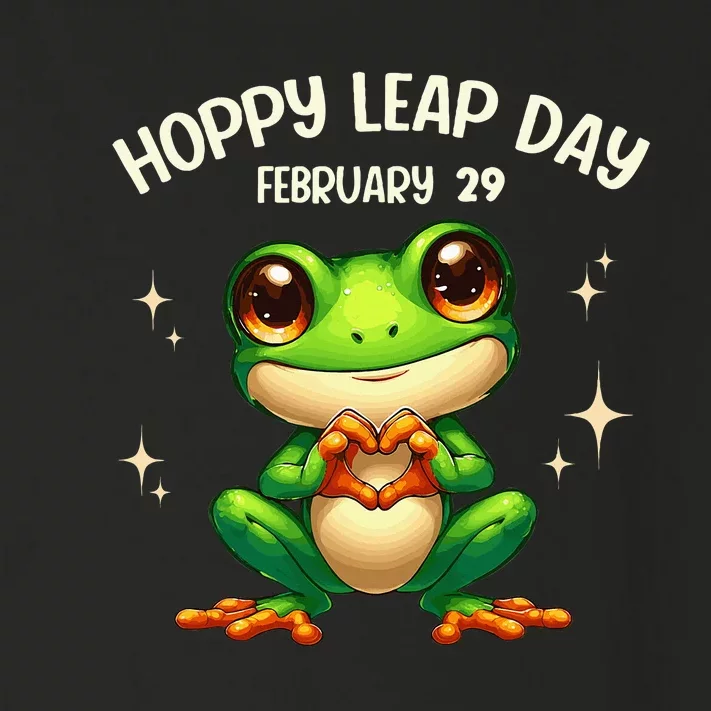 Funny Frog Hoppy Leap Day February 29 Hoppy Leap Day Toddler Long Sleeve Shirt