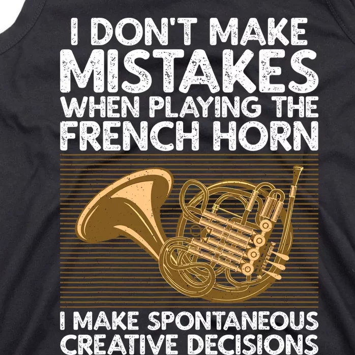 Funny French Horn Art Hornist Instrument Lover Tank Top