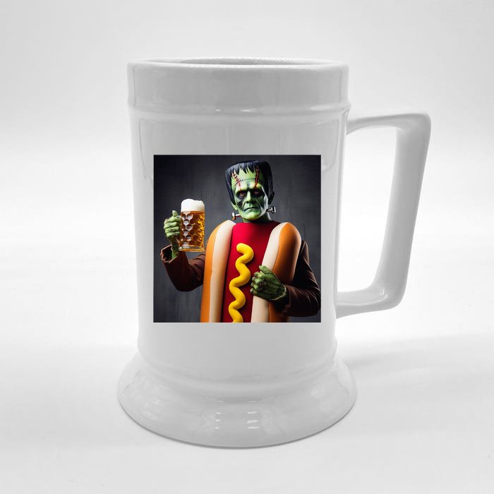 Frankenstein Franknstein Halloween Front & Back Beer Stein