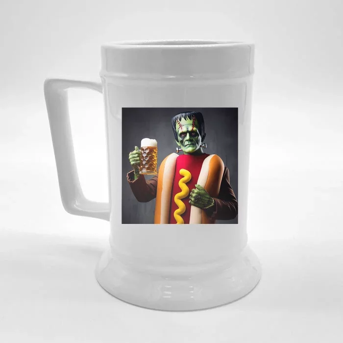 Frankenstein Franknstein Halloween Front & Back Beer Stein