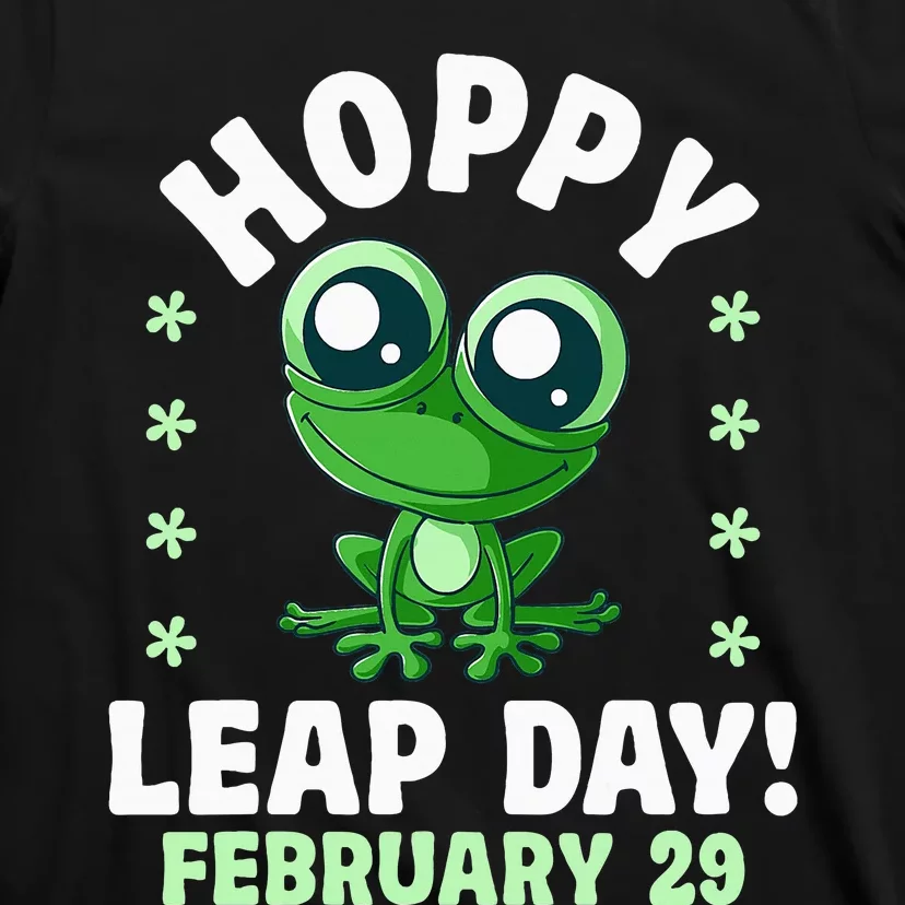 Funny Frog Hoppy Leap Day February 29 Birthday Leap Year T-Shirt