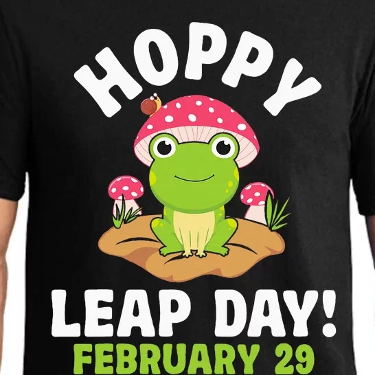 Funny Frog Hoppy Leap Day February 29 Birthday Leap Year Pajama Set