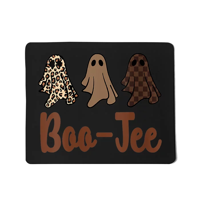 Funny Fall Halloween Ghost Boujee Boo Jee Spooky Season Cute Mousepad