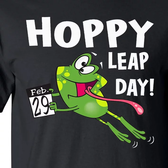 Funny Frog Hoppy Leap Day February 29 Leap Year Birthday Tall T-Shirt