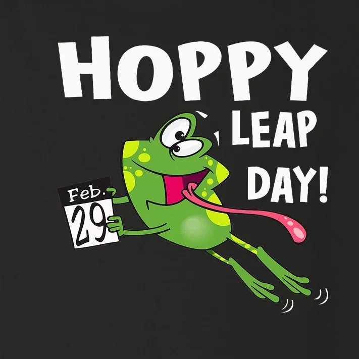 Funny Frog Hoppy Leap Day February 29 Leap Year Birthday Toddler Long Sleeve Shirt