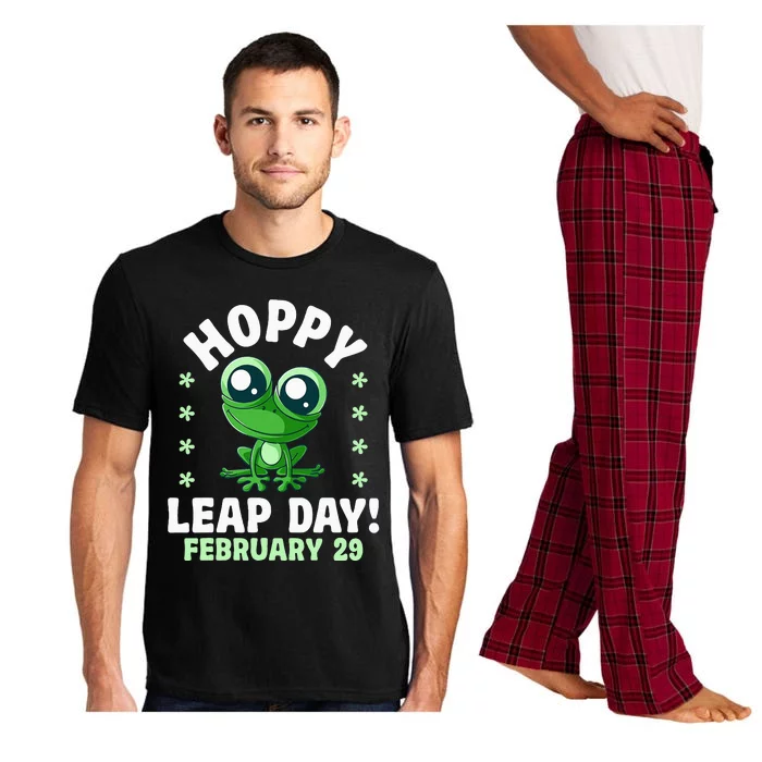 Funny Frog Hoppy Leap Day February 29 Birthday Leap Year Pajama Set