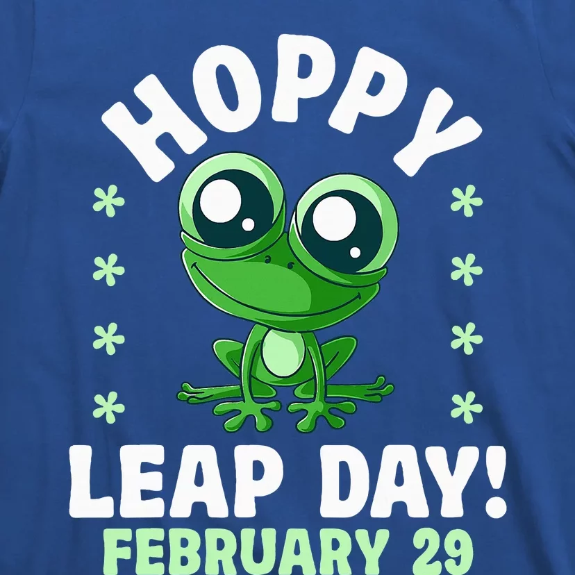 Funny Frog Hoppy Leap Day February 29 Birthday Leap Year T-Shirt