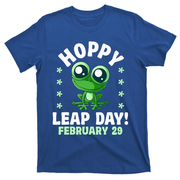 Funny Frog Hoppy Leap Day February 29 Birthday Leap Year T-Shirt