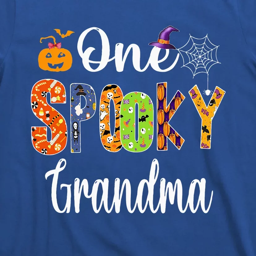 Funny Family Halloween Matching One Spooky Grandma T-Shirt