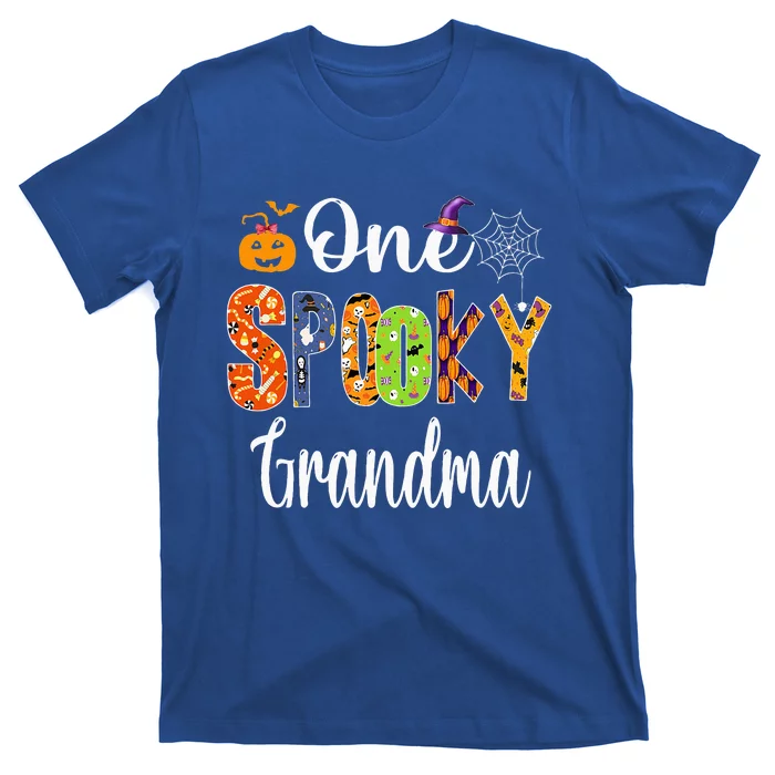 Funny Family Halloween Matching One Spooky Grandma T-Shirt