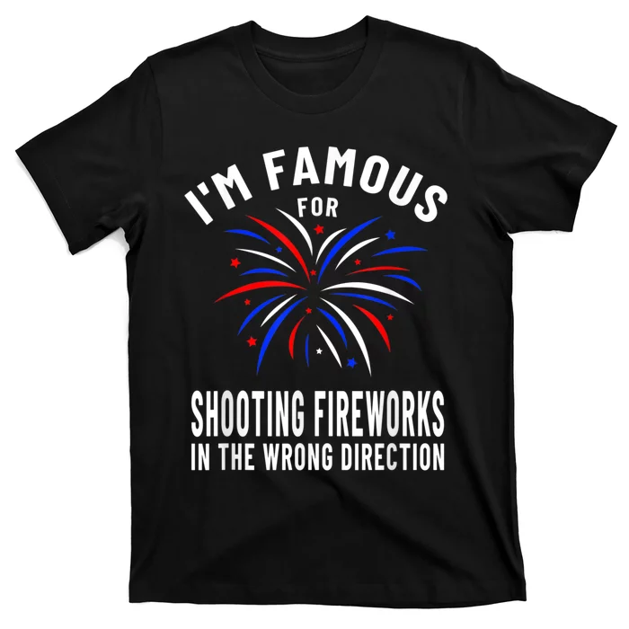 Funny Fireworks Humor Fourth Of July Firework Display T-Shirt