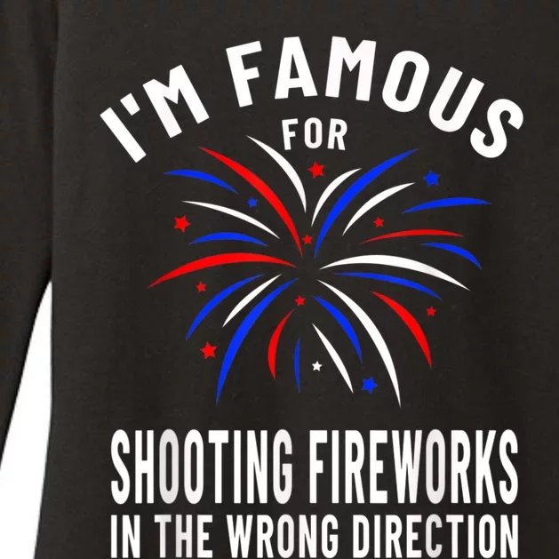 Funny Fireworks Humor Fourth Of July Firework Display Womens CVC Long Sleeve Shirt