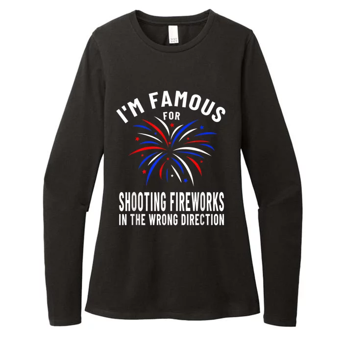 Funny Fireworks Humor Fourth Of July Firework Display Womens CVC Long Sleeve Shirt