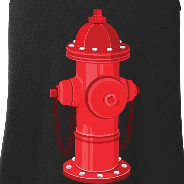 Firefighter Fire Hydrant Firetruck Dog Water Hose Fireman Gift Ladies Essential Tank