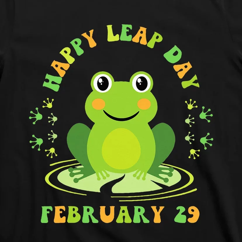 Funny Frog Hoppy Leap Day February 29 Birthday T-Shirt