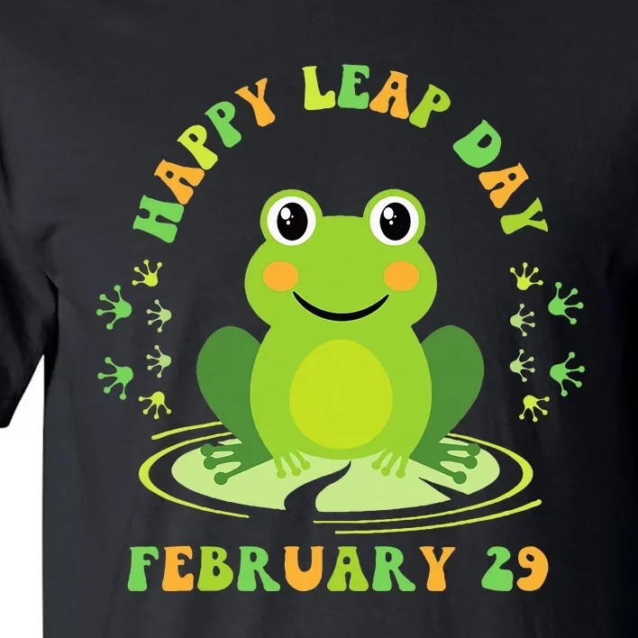 Funny Frog Hoppy Leap Day February 29 Birthday Tall T-Shirt