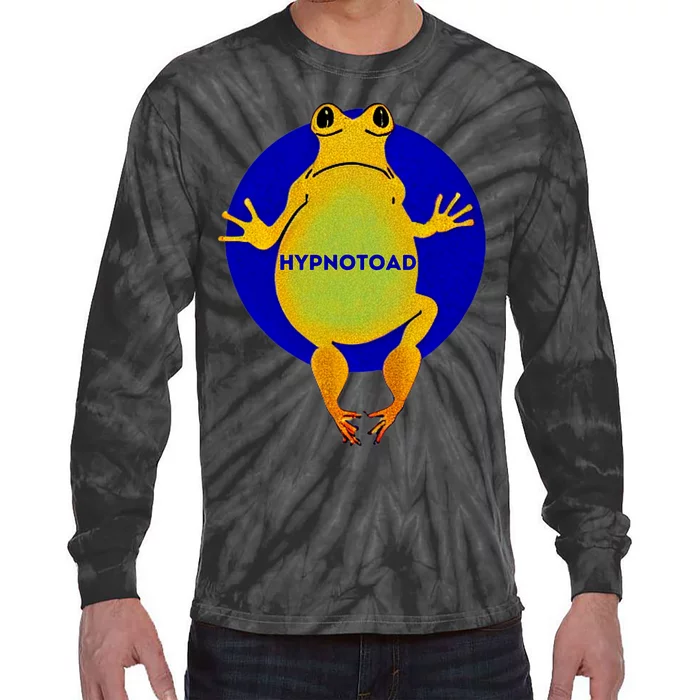 Funny Frog Hypnotoad_ Football Coach Tie-Dye Long Sleeve Shirt