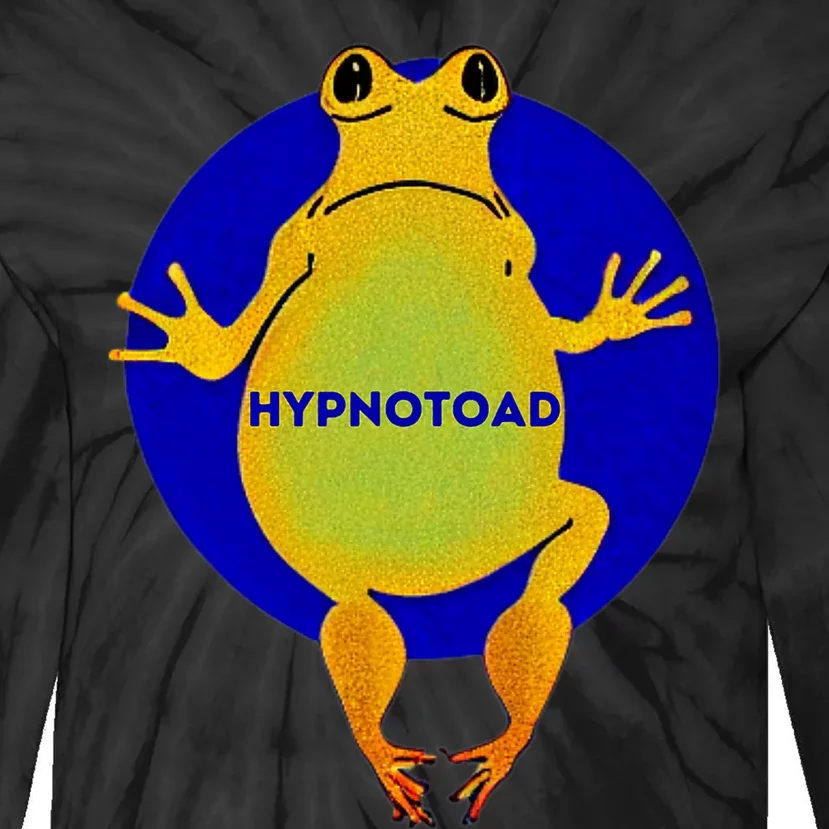 Funny Frog Hypnotoad_ Football Coach Tie-Dye Long Sleeve Shirt