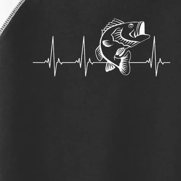 Fly Fishing Heartbeat Fish EKG Trout Fishing Toddler Fine Jersey T-Shirt