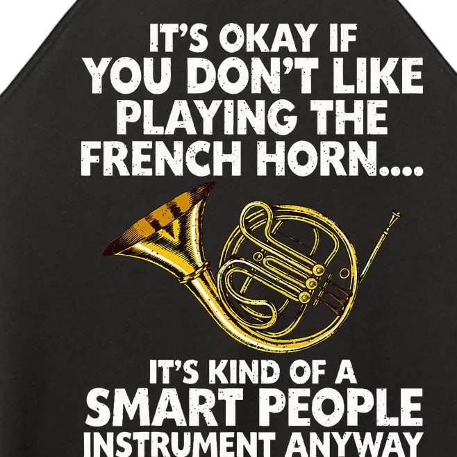 Funny French Horn Art Hornist Jazz Music Lover Women’s Perfect Tri Rocker Tank