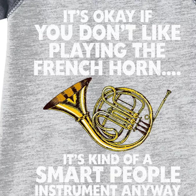 Funny French Horn Art Hornist Jazz Music Lover Infant Baby Jersey Bodysuit