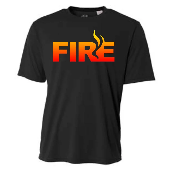 Funny Fire Halloween Costume Family Matching Cooling Performance Crew T-Shirt