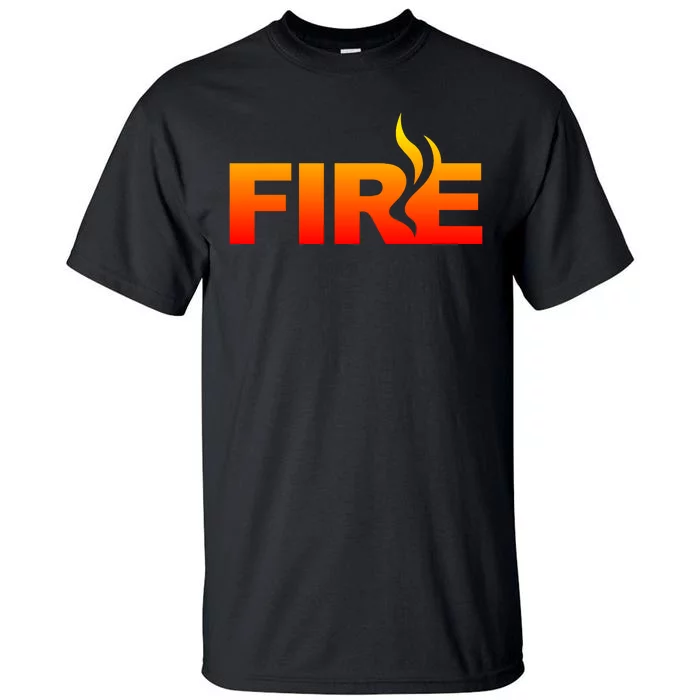 Funny Fire Halloween Costume Family Matching Tall T-Shirt